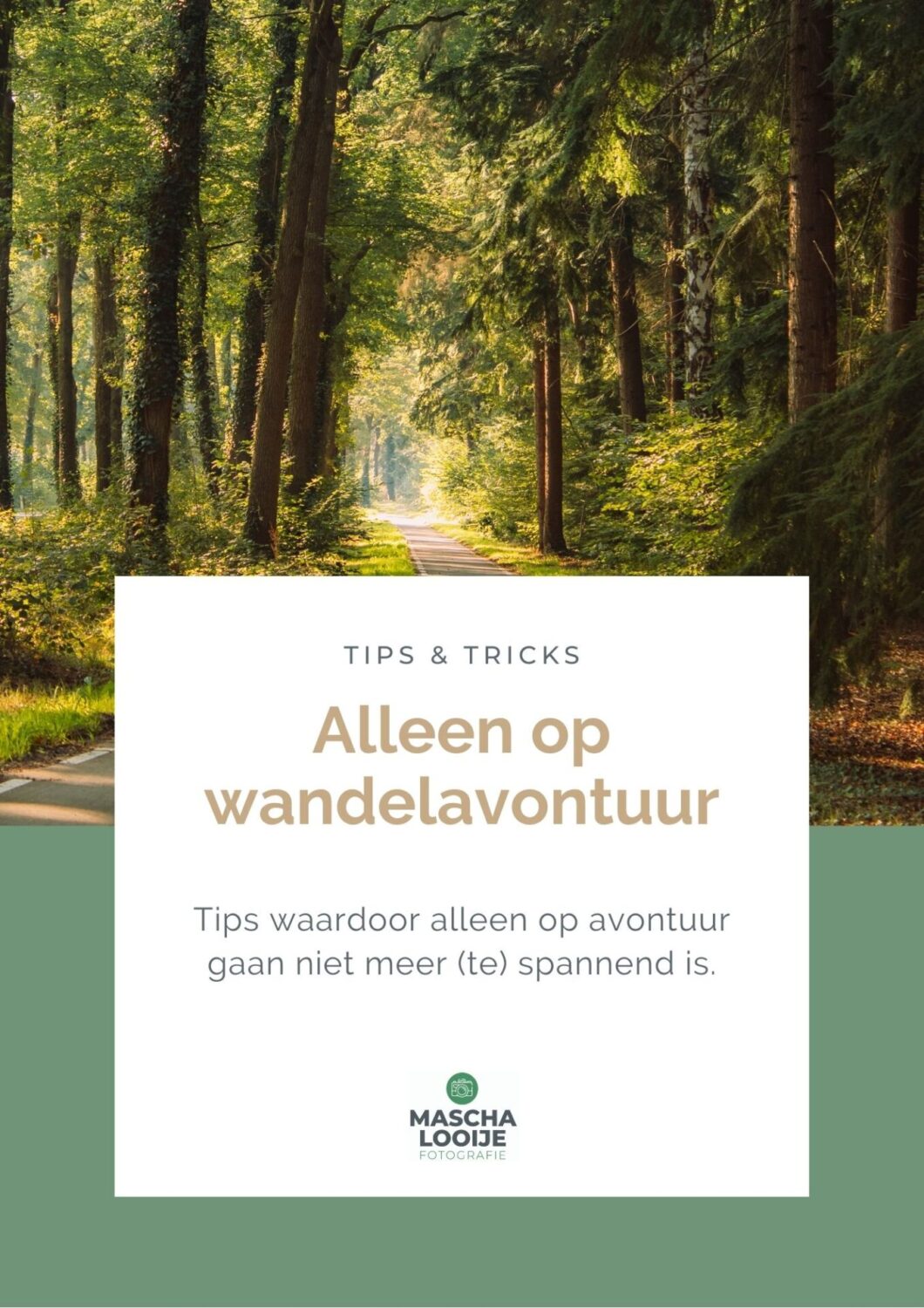 Alleen op wandelavontuur