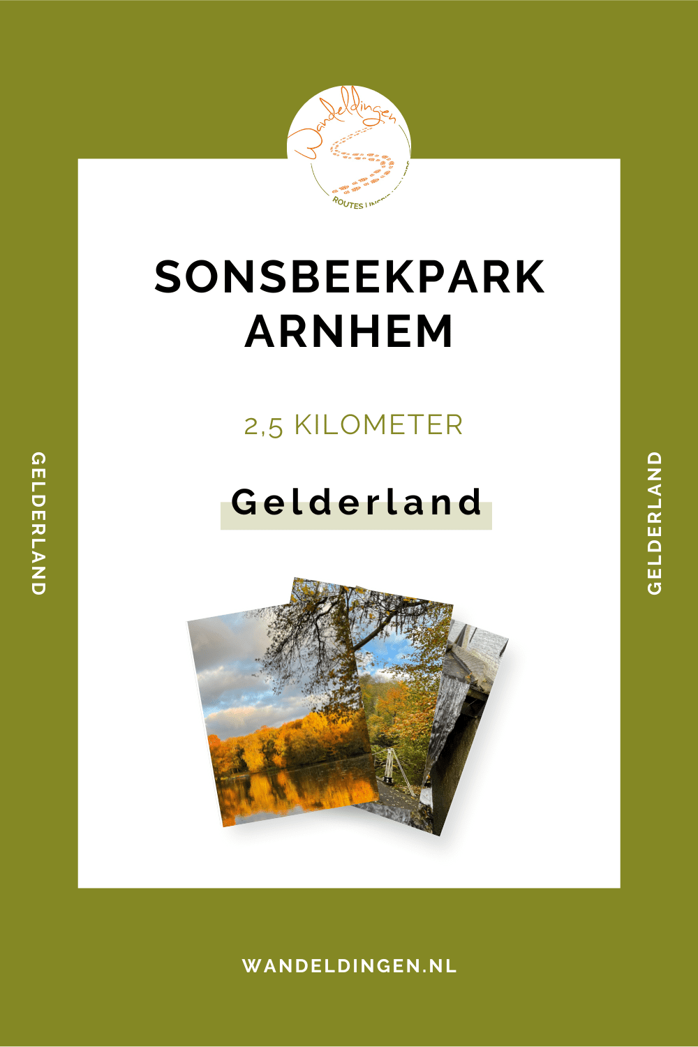 Wandelroute Sonsbeekpark