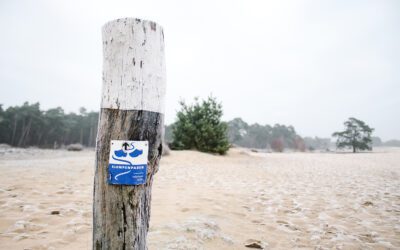 Klompenpad Valkschepad over Wekeromse Zand