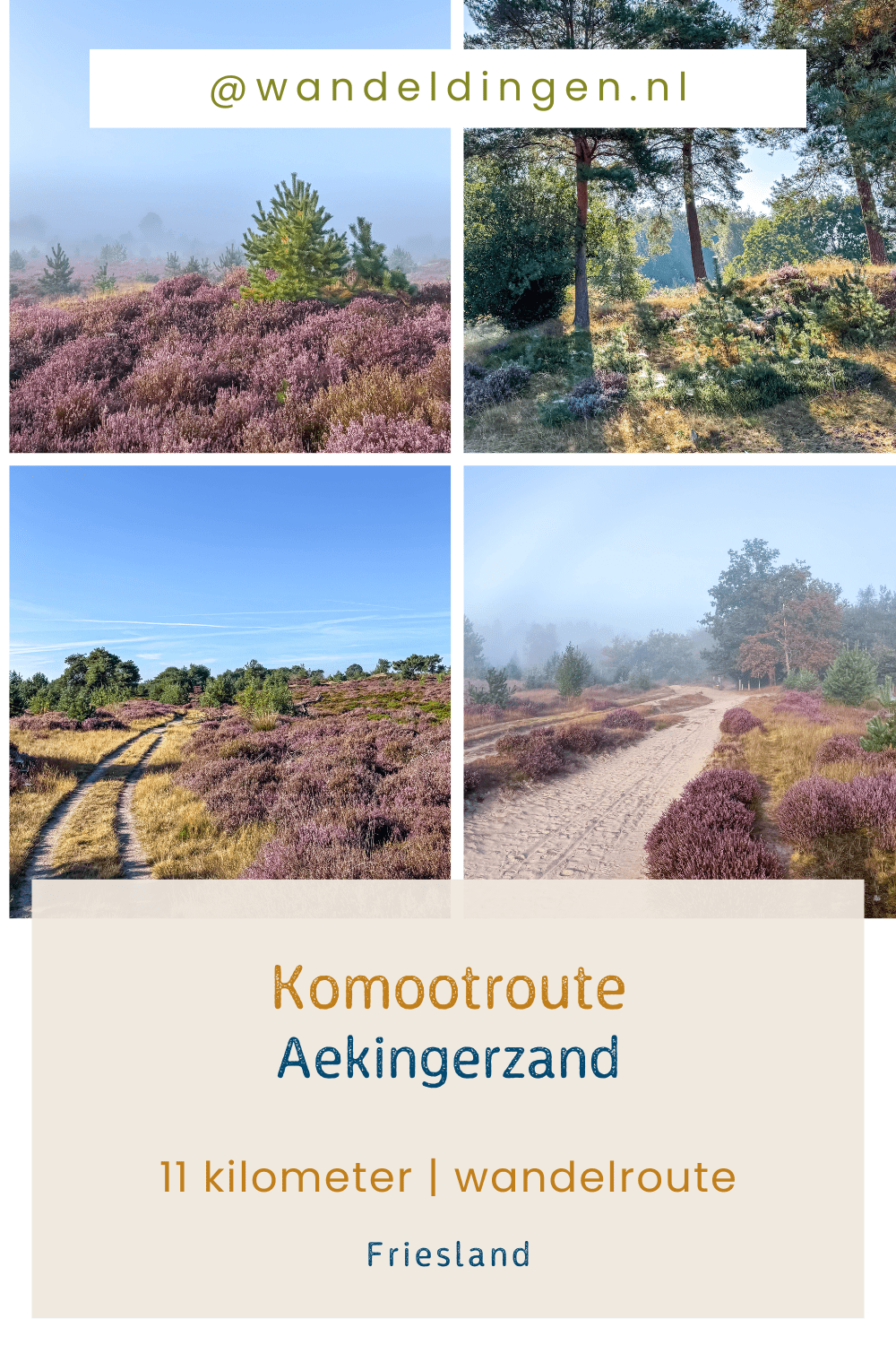 Komootroute Aekingerzand