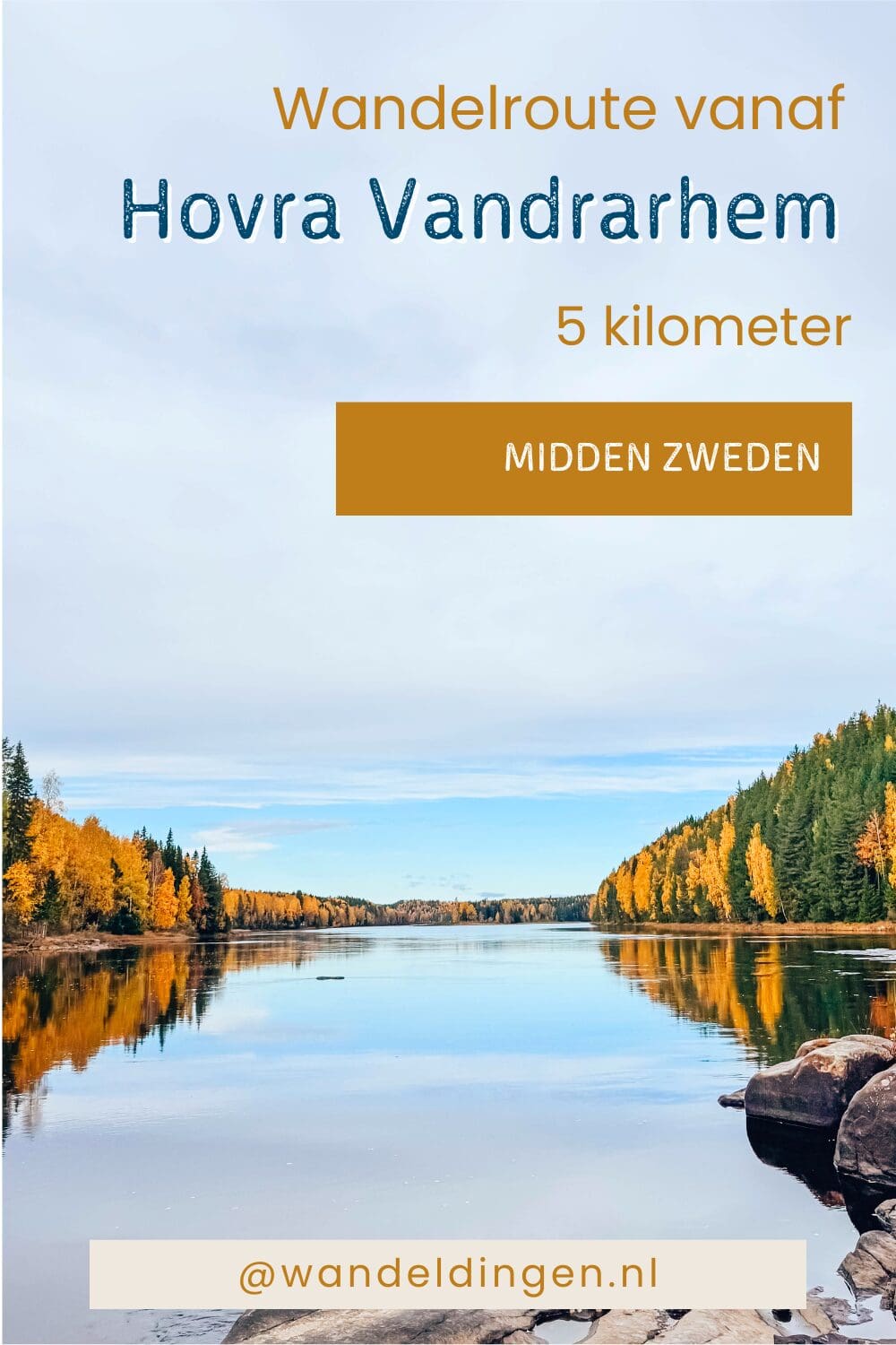 wandelroute Hovra Vandrarhem